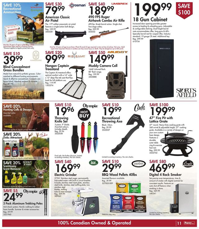 Peavey Mart Flyer from 10/22/2021