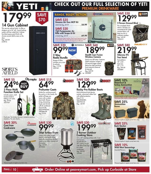 Peavey Mart Flyer from 11/05/2021