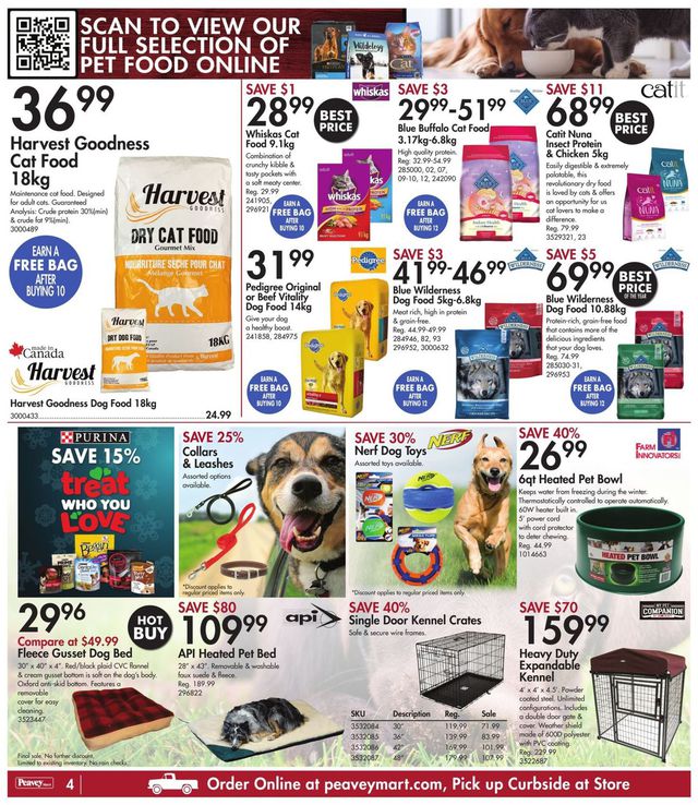 Peavey Mart Flyer from 11/12/2021