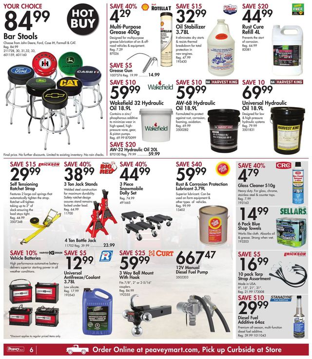 Peavey Mart Flyer from 11/12/2021
