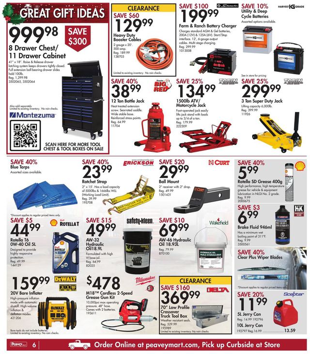 Peavey Mart Flyer from 12/16/2021