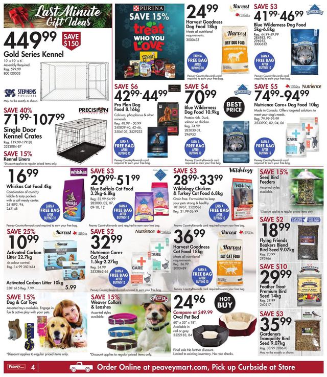 Peavey Mart Flyer from 12/23/2021