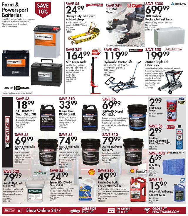 Peavey Mart Flyer from 03/18/2022