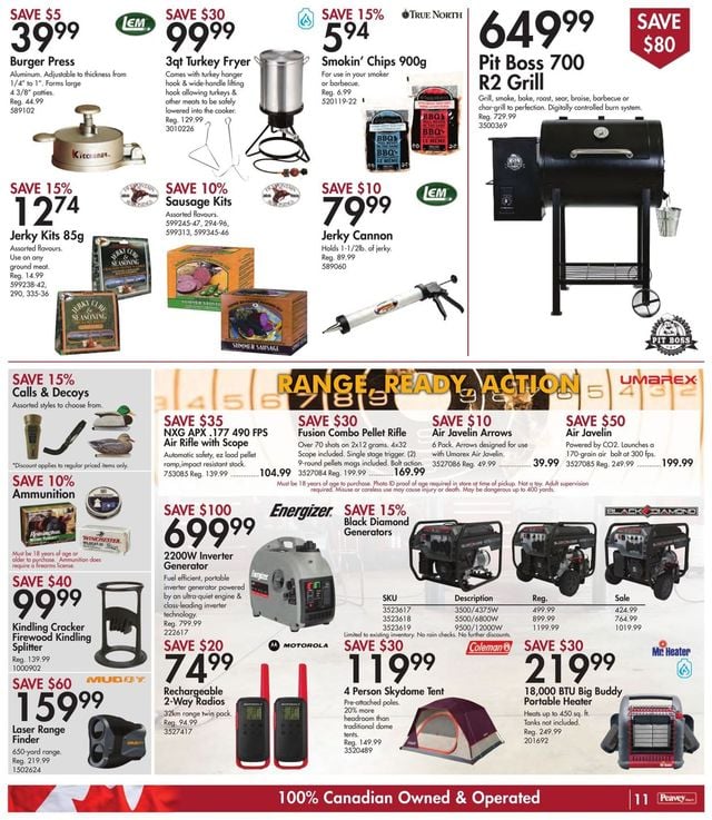 Peavey Mart Flyer from 03/25/2022