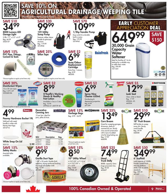Peavey Mart Flyer from 04/22/2022