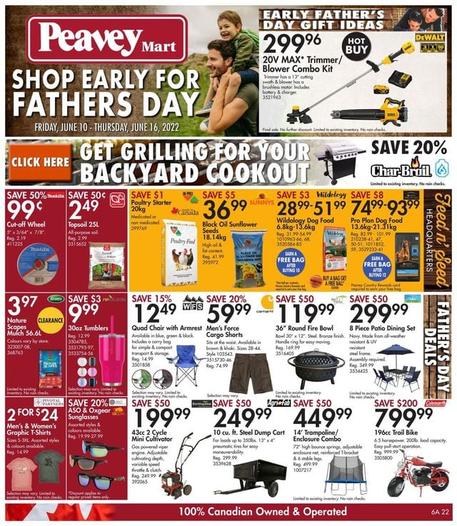Peavey Mart Flyer from 06/10/2022