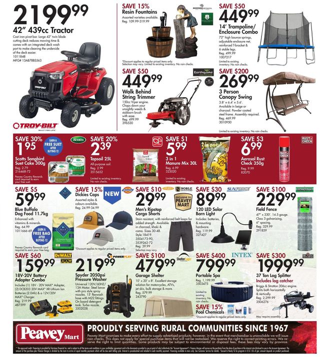 Peavey Mart Flyer from 06/24/2022