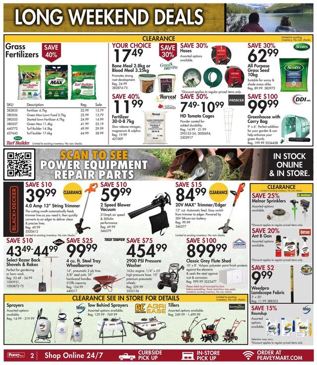 Peavey Mart Flyer from 07/28/2022