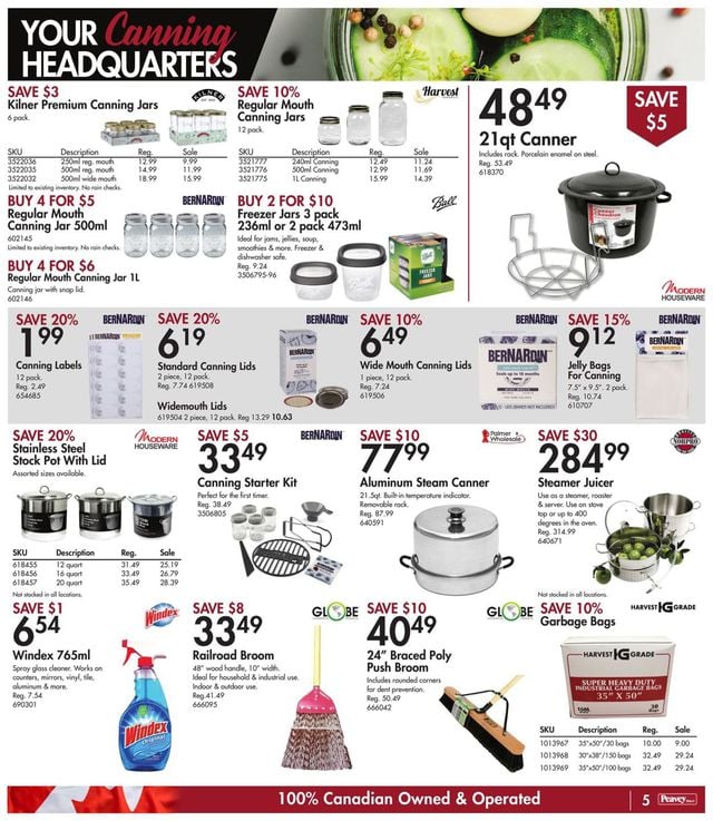 Peavey Mart Flyer from 08/19/2022