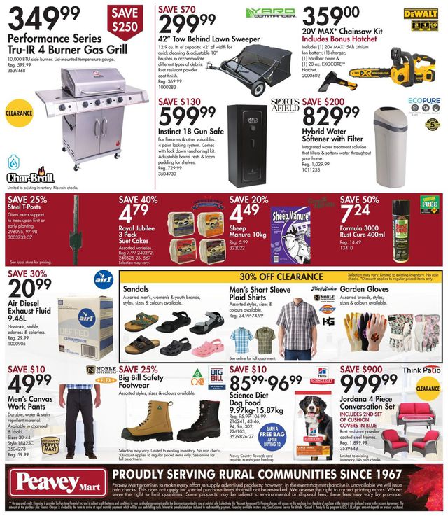 Peavey Mart Flyer from 08/19/2022