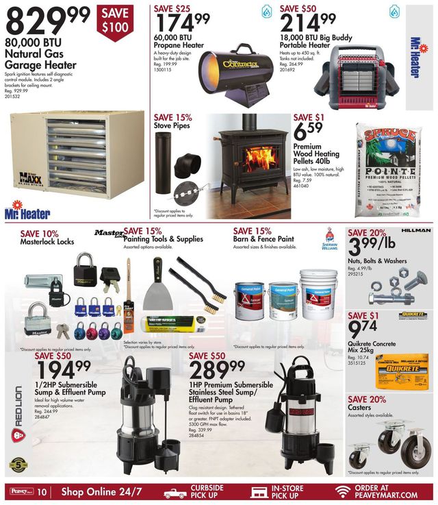 Peavey Mart Flyer from 08/26/2022