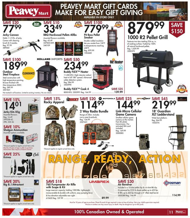 Peavey Mart Flyer from 09/23/2022