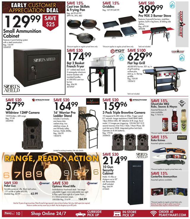 Peavey Mart Flyer from 10/06/2022
