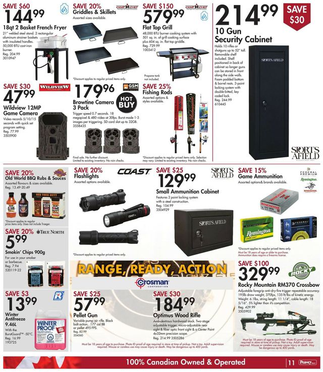 Peavey Mart Flyer from 10/28/2022