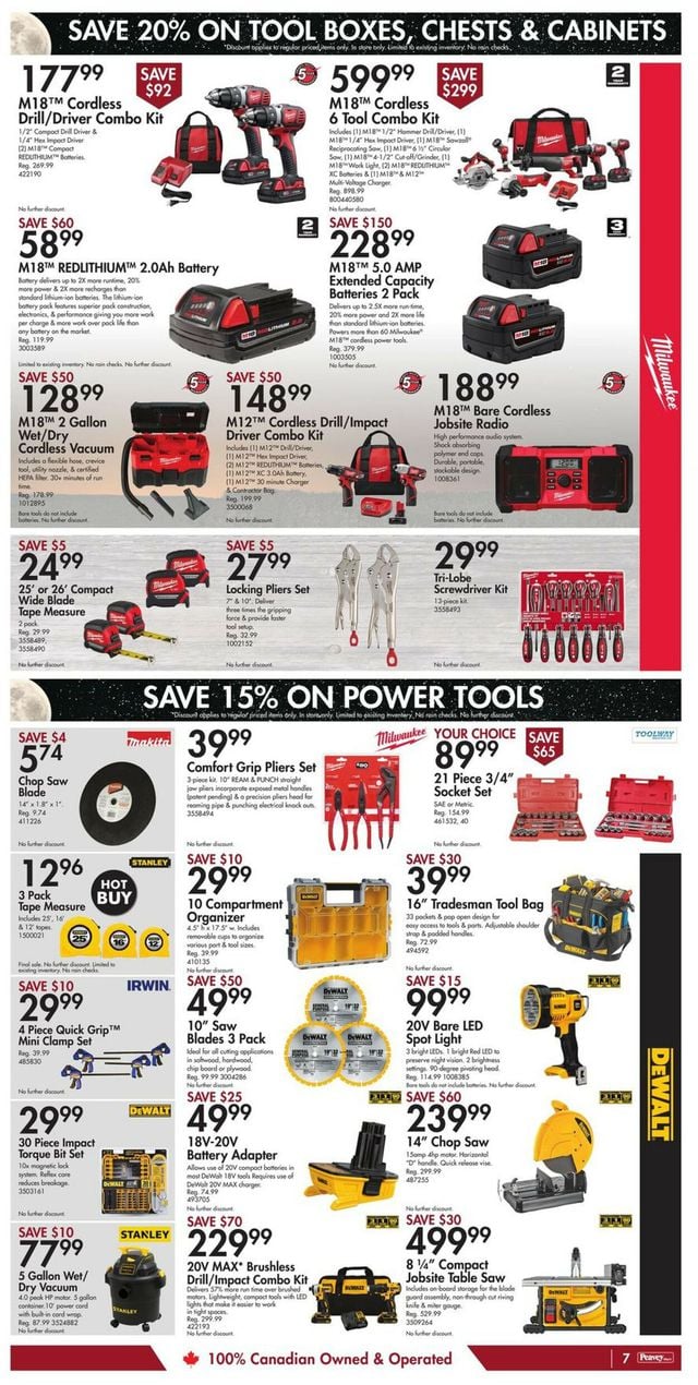 Peavey Mart Flyer from 11/24/2022