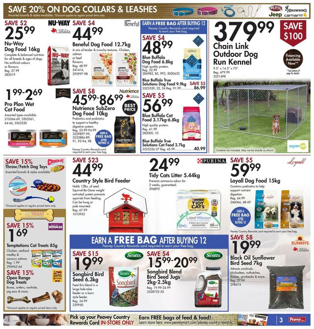 Peavey Mart Flyer from 03/10/2023