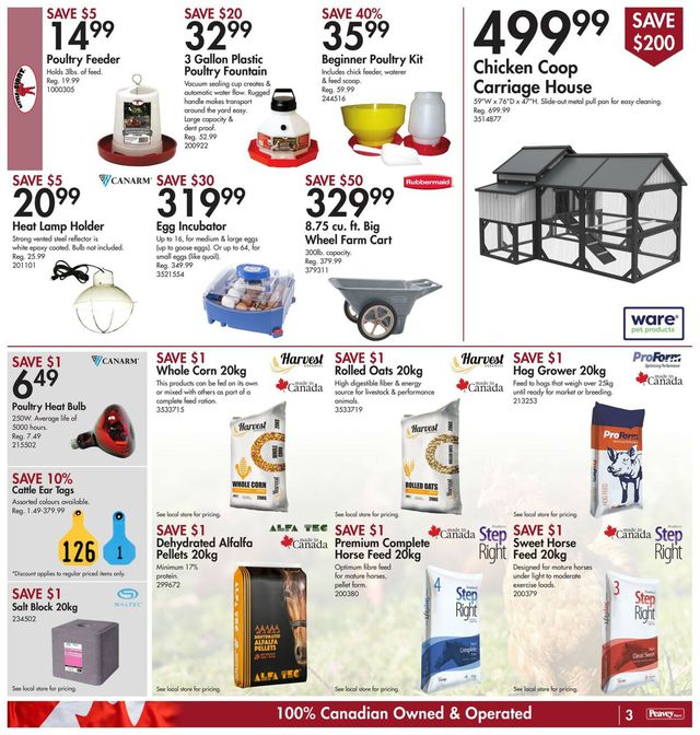 Peavey Mart Flyer from 03/31/2023