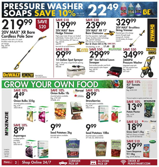 Peavey Mart Flyer from 04/06/2023