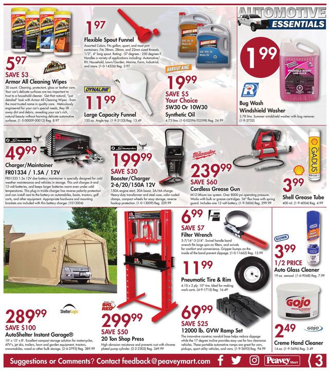 Peavey Mart Flyer from 06/14/2019