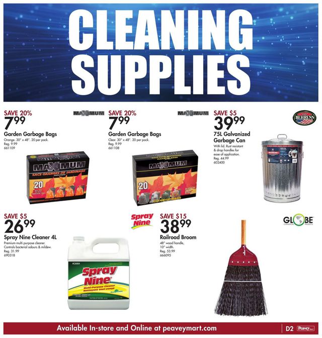 Peavey Mart Flyer from 07/14/2023