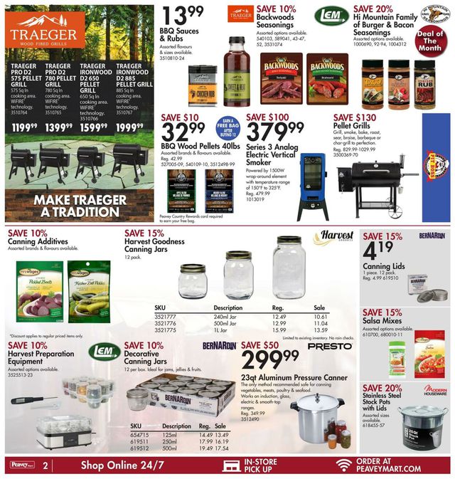 Peavey Mart Flyer from 07/21/2023