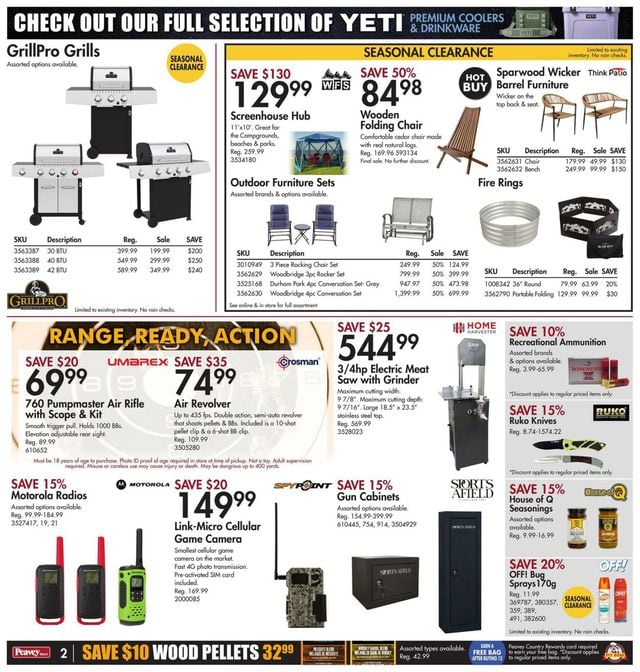Peavey Mart Flyer from 08/31/2023