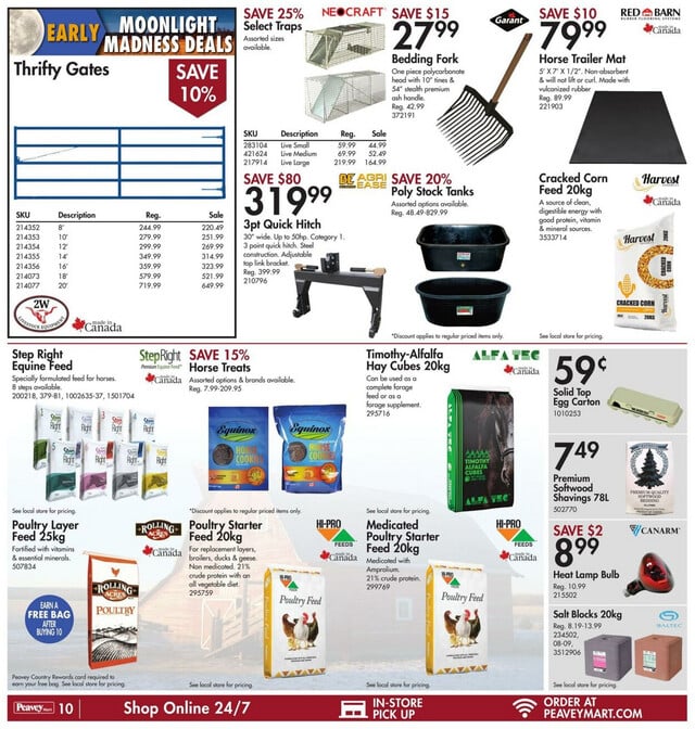 Peavey Mart Flyer from 11/17/2023