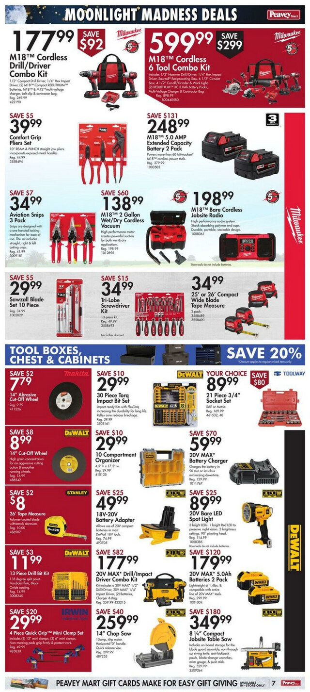 Peavey Mart Flyer from 11/23/2023
