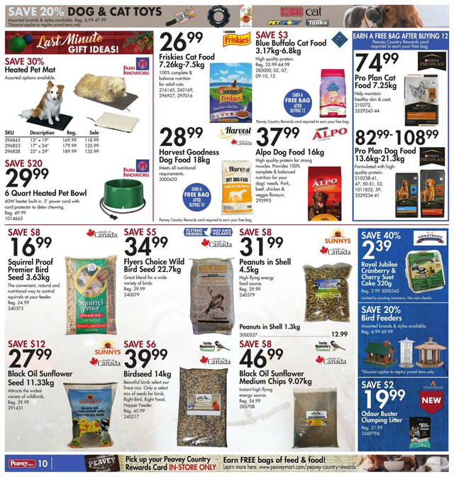 Peavey Mart Flyer from 12/15/2023