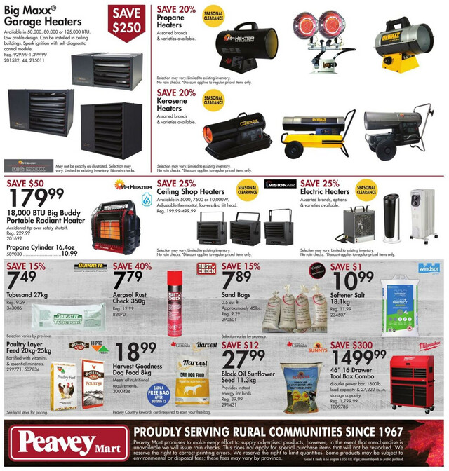 Peavey Mart Flyer from 02/09/2024