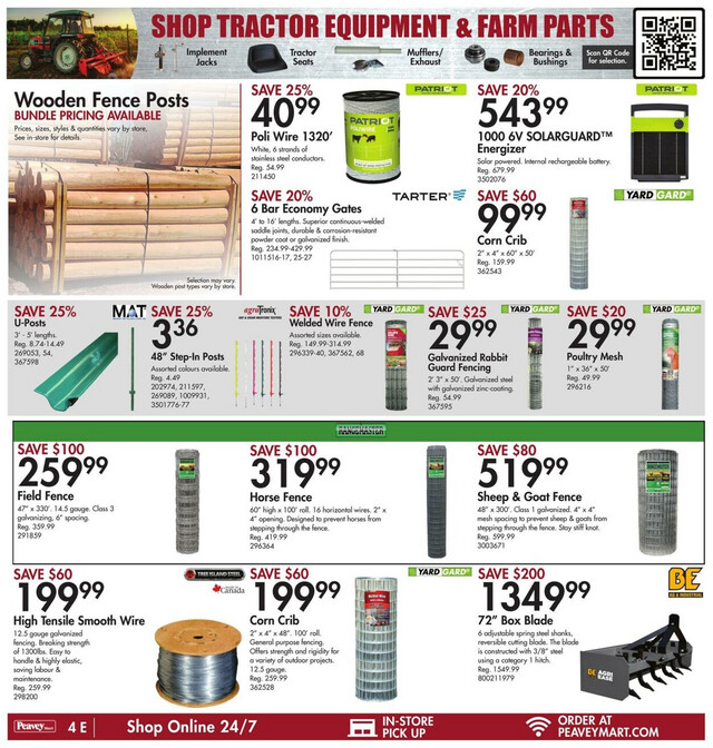 Peavey Mart Flyer from 03/22/2024