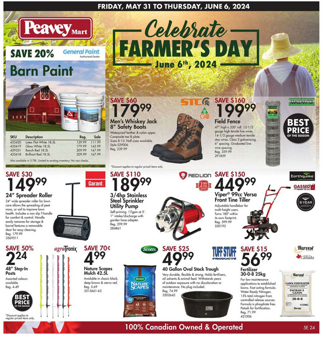 Peavey Mart Flyer from 05/30/2024