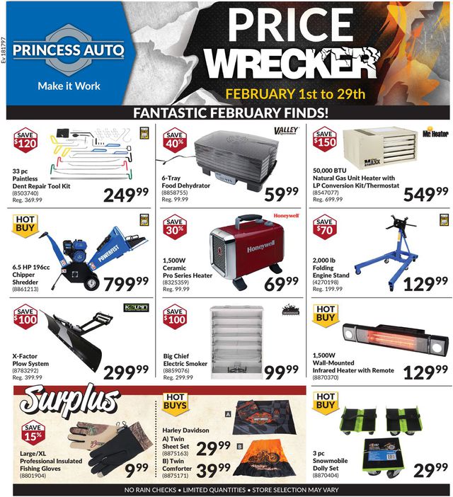 Princess Auto Flyer from 02/01/2020