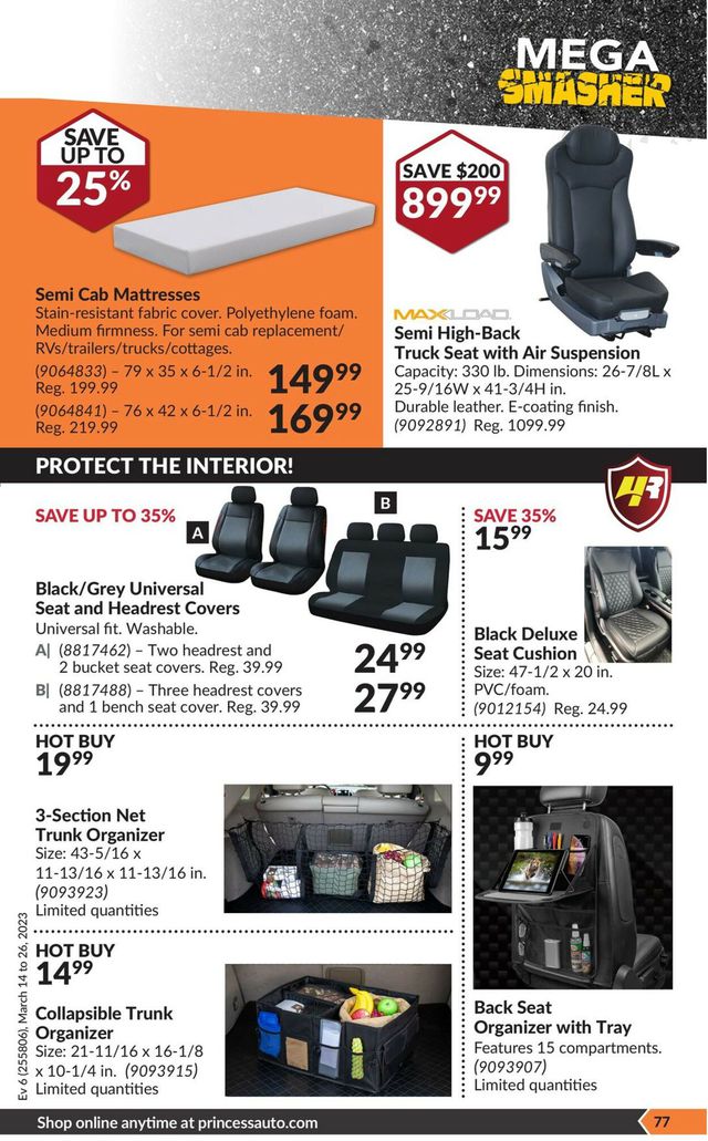 Princess Auto Flyer from 03/14/2023
