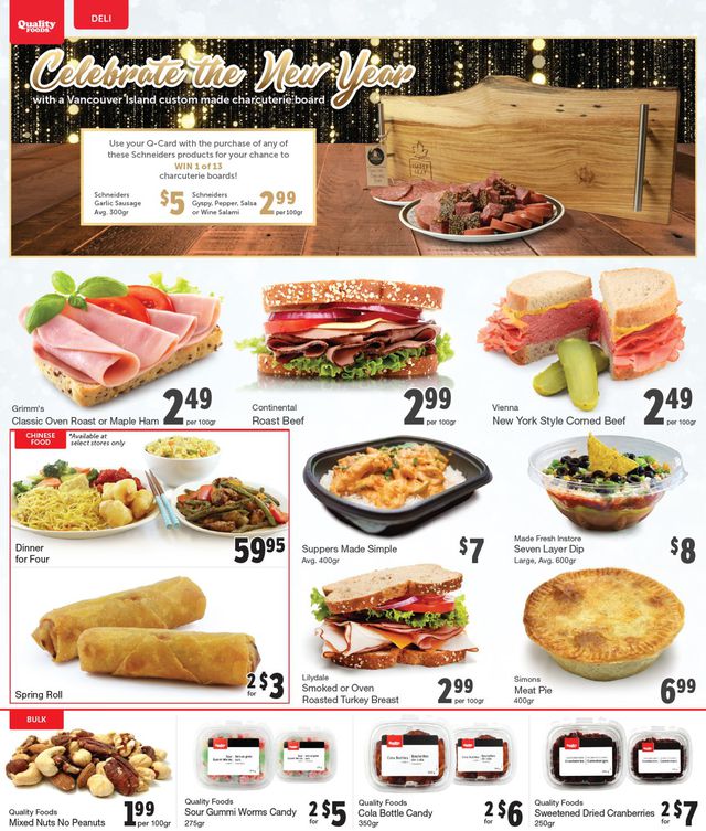 Quality Foods Flyer from 12/28/2020