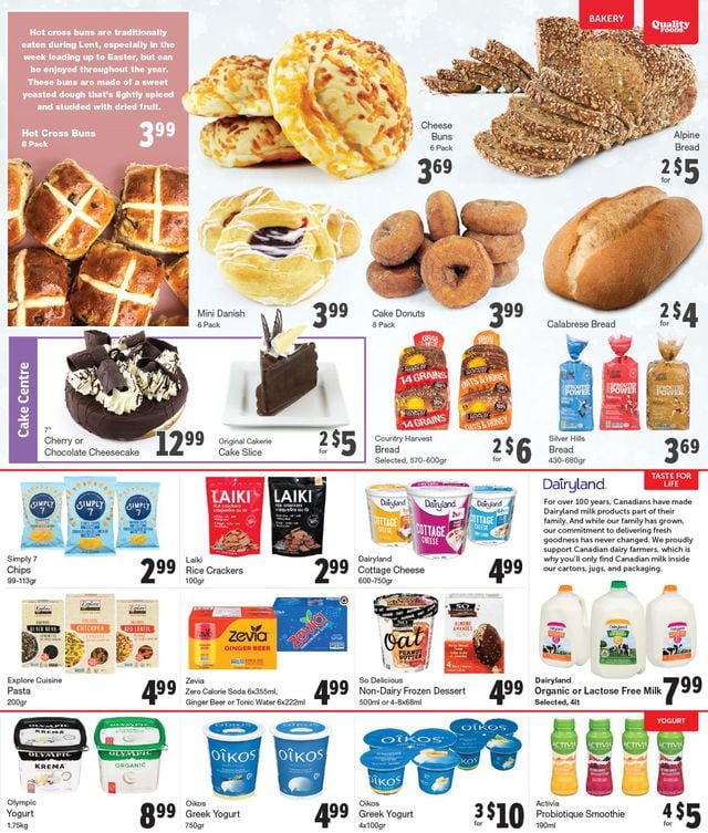 Quality Foods Flyer from 03/08/2021