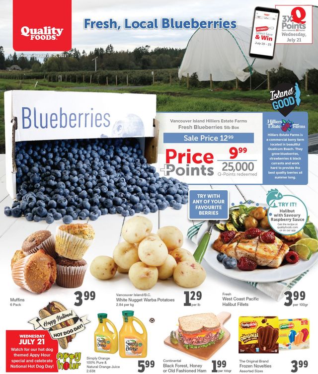Quality Foods Flyer from 07/19/2021