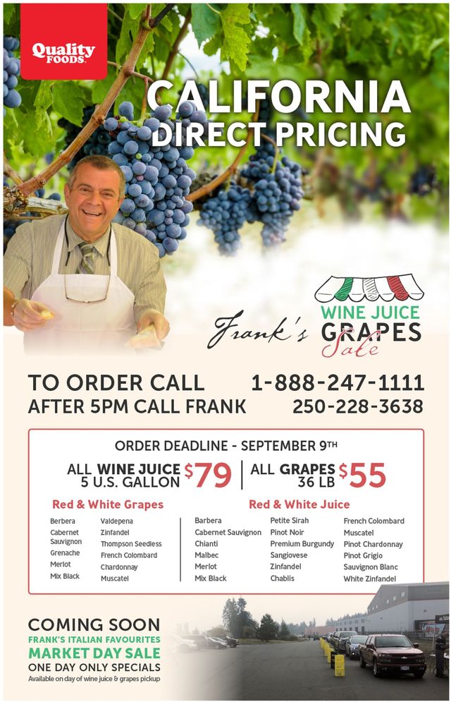 Quality Foods Flyer from 08/23/2021