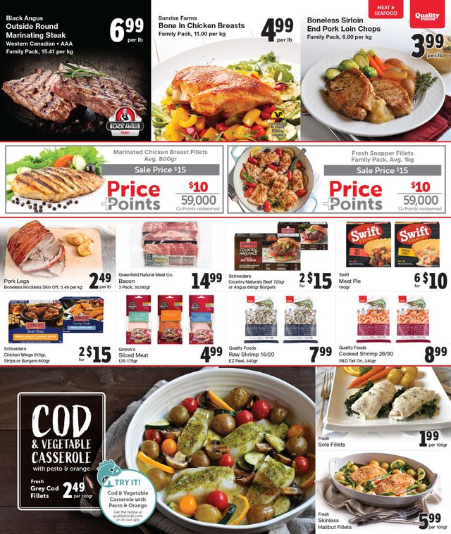 Quality Foods Flyer from 09/27/2021