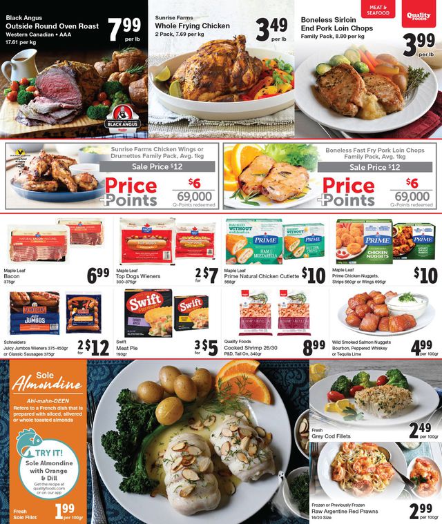 Quality Foods Flyer from 10/25/2021