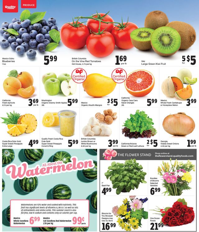 Quality Foods Flyer from 05/16/2022