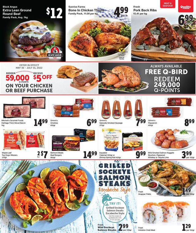 Quality Foods Flyer from 07/25/2022