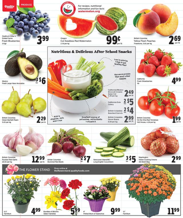 Quality Foods Flyer from 09/12/2022