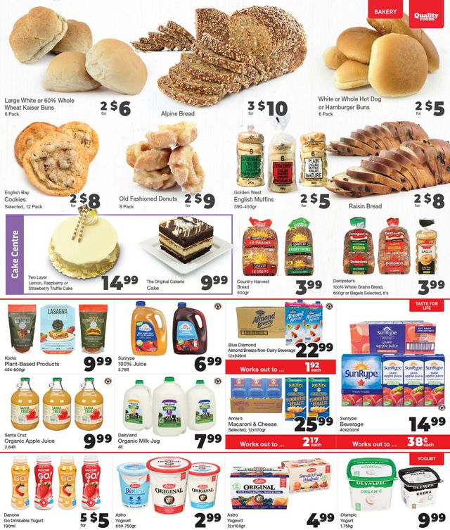 Quality Foods Flyer from 09/19/2022