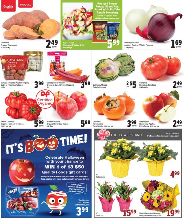 Quality Foods Flyer from 10/17/2022