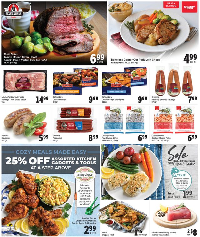 Quality Foods Flyer from 11/21/2022