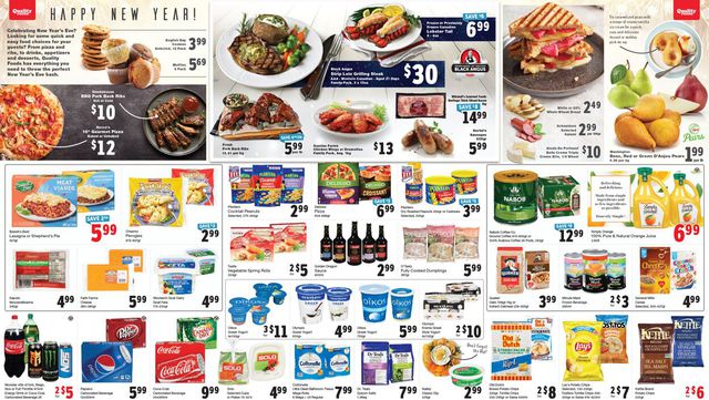 Quality Foods Flyer from 12/26/2022