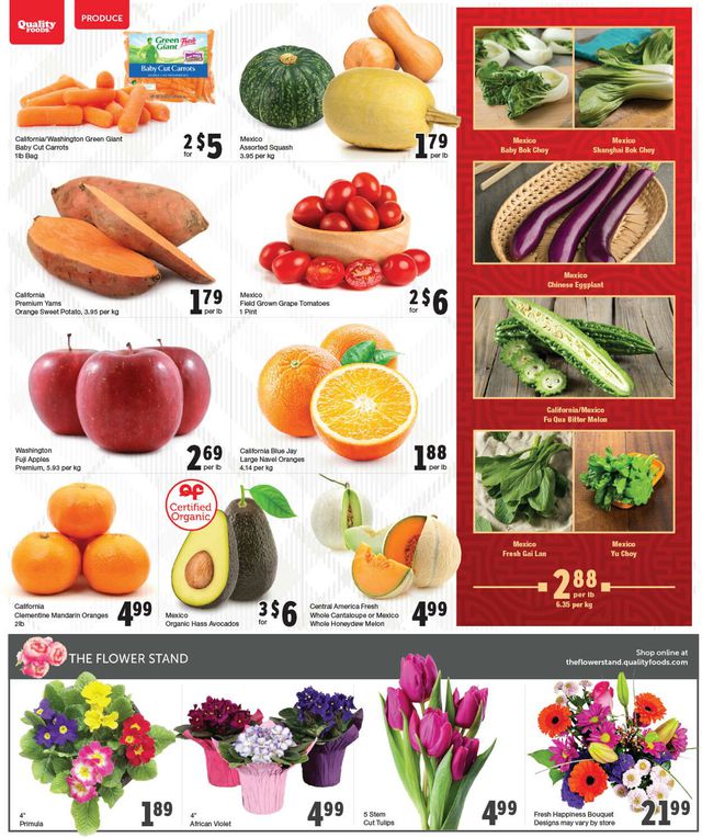 Quality Foods Flyer from 01/23/2023