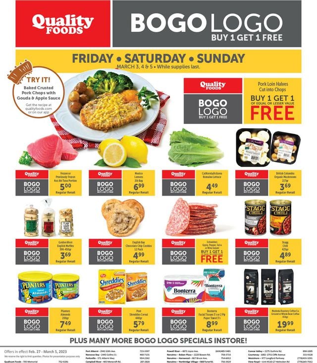 Quality Foods Flyer from 02/27/2023