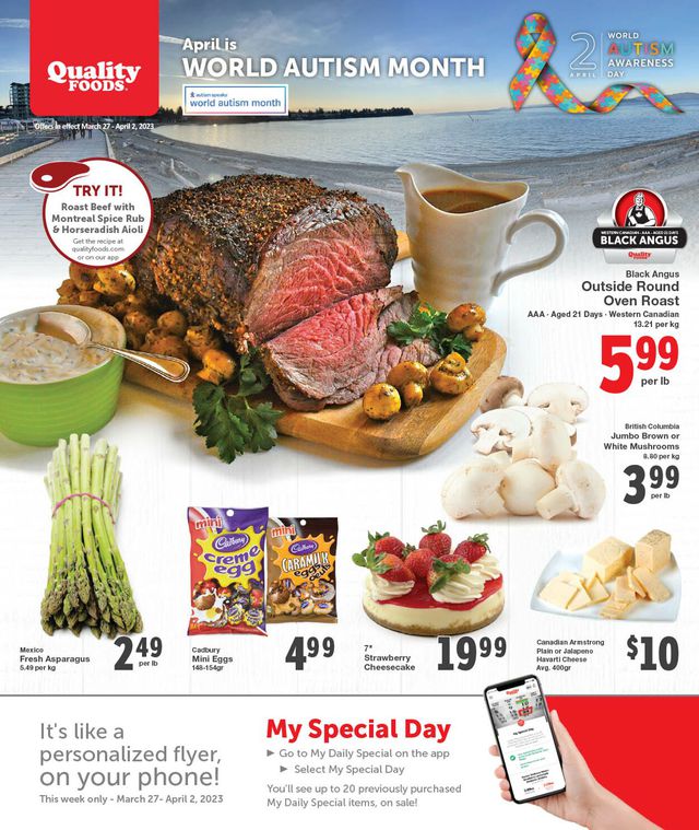 Quality Foods Flyer from 03/27/2023